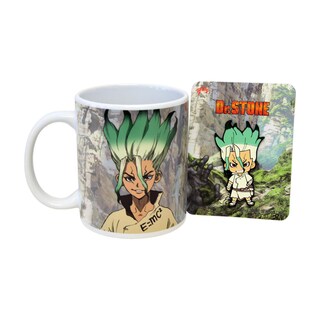 Foto 2 | Foto 2 | Taza De Café Just Funky Dr. Stone Senku De 325 Ml Con Pin Esmaltado - Venta Internacional.