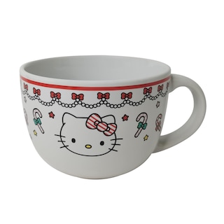 Foto 1 | Foto 1 | Taza De Sopa Silver Buffalo Hello Kitty Face 710 Ml Cerámica - Venta Internacional.