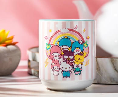 Foto 7 | Foto 7 | Taza De Té Silver Buffalo Sanrio Hello Kitty & Friends 350 Ml - Venta Internacional.