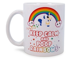 Taza De Café Seven20 Con Purpurina Galaxy Unicorn 325 Ml Cerámica - Venta Internacional.