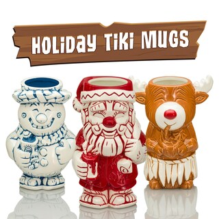 Foto 5 | Foto 5 | Taza De Cerámica Geeki Tikis Sippin' Snowman 770ml - Venta Internacional.