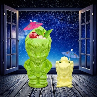 Foto 5 | Foto 5 | Set De Tazas Geeki Tikis Disney Peter Pan Y Tinker Bell - Venta Internacional.