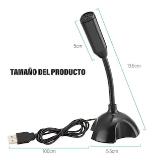 Foto 3 | Foto 3 | Micrófono Unidireccional Usb y Aislador de Ruido Malubero Condensador color Negro