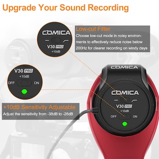 Foto 3 | Foto 3 | Micrófono Para Cámara Comica Cvm-v30 Pro Shotgun Videomic 3.5mm - Venta Internacional.