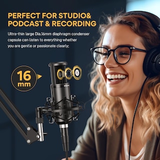 Foto 3 | Foto 3 | Micrófono De Condensador Maono Pm320s Cardioid Studio Recording - Venta Internacional.