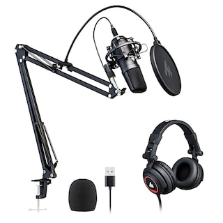 Foto 1 | Foto 1 | Micrófono Maono Au-a04h Con Condensador Usb Y Set De Auriculares De Estudio - Venta Internacional.