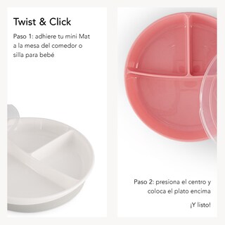 Foto 6 | Foto 6 | Plato Dividido 6+m Twistshake color Blanco