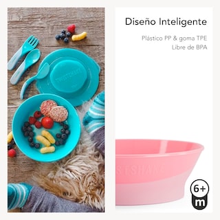 Foto 3 | Foto 3 | Plato Bowl 6+m Twistshake color Gris Pastel