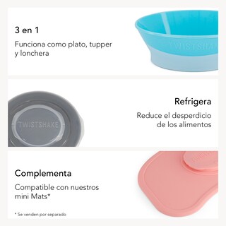Foto 4 | Foto 4 | Plato Bowl 6+m Twistshake color Gris Pastel