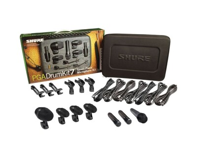 Foto 2 | Foto 2 | Kit Micrófonos con Estuche y Clables para Batería Shure Pgadrumkit7 Negro