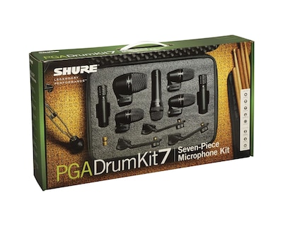 Foto 3 | Foto 3 | Kit Micrófonos con Estuche y Clables para Batería Shure Pgadrumkit7 Negro