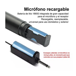 Foto 3 | Foto 3 | Micrófonos Inalámbricos UHF Dinámico color Negro para Cantante