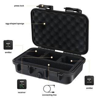 Foto 3 | Foto 3 | Funda De Almacenamiento Liyirui Para Micrófono Rode Wireless Go Ii - Venta Internacional.