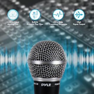 Foto 3 | Foto 3 | Micrófono De Mano Pyle Pdmic58 Dynamic Cardioid Con Cable - Venta Internacional.