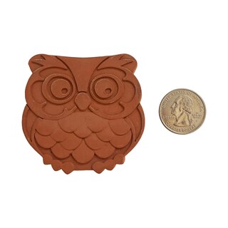 Foto 5 | Foto 5 | Set De 2 Búhos Terracotta Brown Sugar Keeper And Saver Fox Run - Venta Internacional.