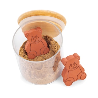 Foto 3 | Foto 3 | Set De 2 Unidades De Terracota Brown Sugar Keeper And Saver Fox Run Bear - Venta Internacional.