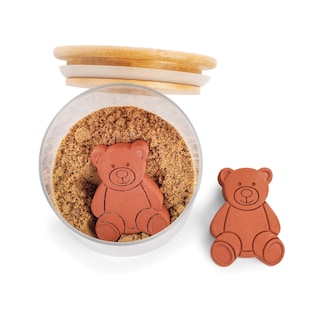 Foto 4 | Foto 4 | Set De 2 Unidades De Terracota Brown Sugar Keeper And Saver Fox Run Bear - Venta Internacional.