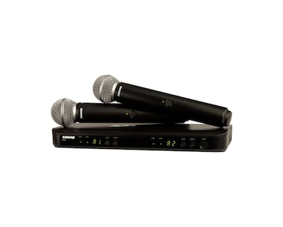 Foto 2 | Foto 2 | Sistema Inalámbrico Vocal Shure Blx288-sm58 con 2 Micrófonos Sm58 y Receptor Negro