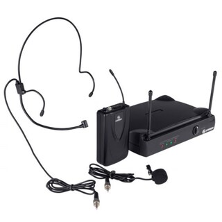 Foto 1 | Foto 1 | Micrófono Profesional Inalámbrico Uhf de Solapa o Diadema Steren color Negro