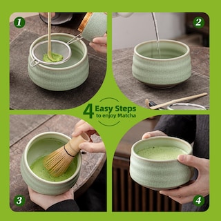 Foto 7 | Foto 7 | Set De Batidores Para Matcha Teanagoo, 7 Unidades, Con Cuenco De Cerámica, 510 Ml - Venta Internacional.