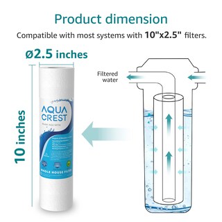 Foto 5 | Foto 5 | Filtro De Agua Aqua Crest Ap110 Para Sedimentos Para Toda La Casa 5 Micrones X6 - Venta Internacional.
