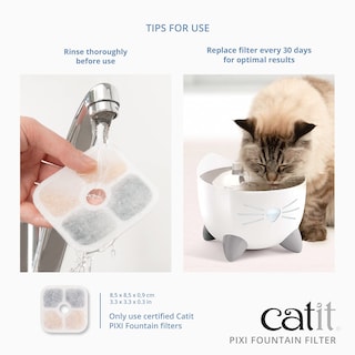 Foto 4 | Foto 4 | Paquete De 6 Filtros De Agua Para Bebedero Catit Pixi Cat - Venta Internacional.