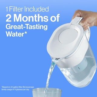 Foto 4 | Foto 4 | Jarra De Agua Brita Large De 2.29 Libras Sin Bpa Con 1 Filtro, 10 Tazas - Venta Internacional.