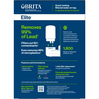 Foto 5 | Foto 5 | Sistema De Filtración De Agua Brita Faucet Mount Elite Advanced - Venta Internacional.