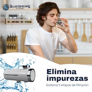 Foto 3 | Foto 3 | Filtro De Agua Bluespring 5 Etapas Para Grifo. 2l/min Para 2000 Litros. Fácil Instalación.