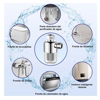 Foto 4 | Foto 4 | Acero Inoxidable Filtro Purificador De Agua Para El Hogar 2p Belug Plateado