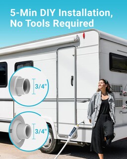 Foto 7 | Foto 7 | Filtro De Agua Para Autocaravanas Aqua Crest Inline Con Certificación Nsf Paquete De 4 - Venta Internacional.