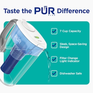 Foto 2 | Foto 2 | Jarra De Agua Pur Plus De 7 Tazas Con Filtro Reductor De Plomo Color Blanco - Venta Internacional.