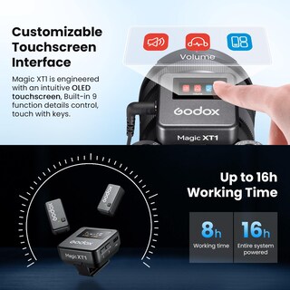 Foto 4 | Foto 4 | Micrófono Inalámbrico Godox Magic Xt1 Para Cámara/android/iphone - Venta Internacional.