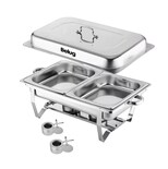 Bufetera Acero Inoxidable 2 Insertos Belug Plata