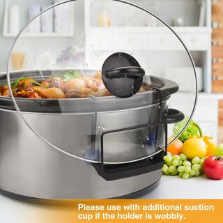 Foto 5 | Foto 5 | Soporte Para Tapa De Olla De Cocción Lenta Sophico, Acero Inoxidable, Paquete De 2, Negro - Venta Internacional.