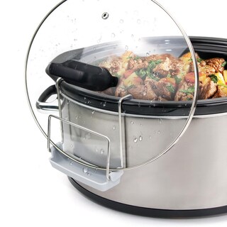 Foto 1 | Foto 1 | Soporte Para Tapa De Olla De Cocción Lenta Sophico, Acero Inoxidable, Paquete De 2, Gris - Venta Internacional.