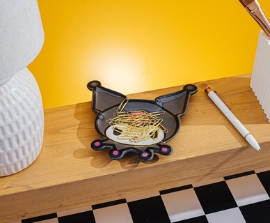 Foto 6 | Foto 6 | Soporte Para Cucharas Sanrio Kuromi Face Sculpted Ceramic - Venta Internacional.