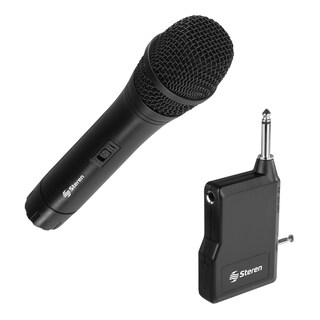 Foto 1 | Foto 1 | Micrófono Inalámbrico con Receptor Multiconexión Steren Mic-285 color Negro