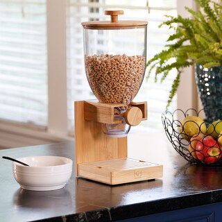 Foto 1 | Foto 1 | Dispensador De Cereales Honey Can Do Bamboo Natural, 500 Ml - Venta Internacional.