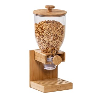 Foto 2 | Foto 2 | Dispensador De Cereales Honey Can Do Bamboo Natural, 500 Ml - Venta Internacional.