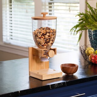 Foto 4 | Foto 4 | Dispensador De Cereales Honey Can Do Bamboo Natural, 500 Ml - Venta Internacional.