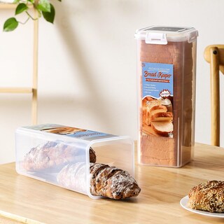 Foto 7 | Foto 7 | Caja Para Pan Aozita Con Tapa Hermética Para Almacenamiento De Pan Fresco, Paquete De 2 - Venta Internacional.