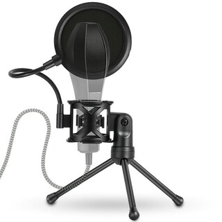 Foto 2 | Foto 2 | Soporte Para Micrófono Con Trípode, Portátil, Ajustable, Negro - Venta Internacional.