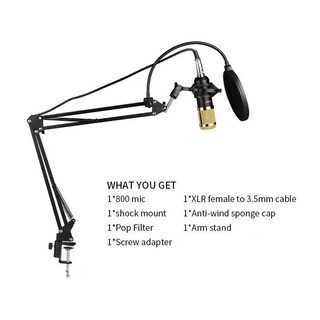Foto 4 | Foto 4 | Kit De Estudio Con Brazo De Soporte Profesional Para Micrófono De Condensador - Venta Internacional.