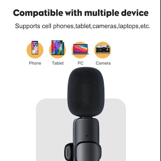 Foto 3 | Foto 3 | Micrófono Inalámbrico Lavalier Para Iphone Plug And Play, Color Negro - Venta Internacional.