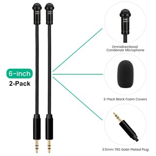 Foto 6 | Foto 6 | Paquete de 2 Micrófonos Lavalier Para Rode Wireless Go 2 - II Me Pro Weishan - Venta Internacional