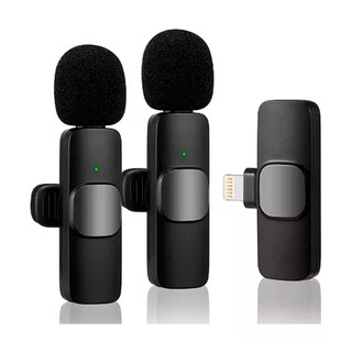 Foto 1 | Foto 1 | Set de Micrófonos Inalámbricos Lavalier para iPhone 2 piezas - Venta Internacional