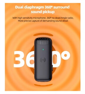 Foto 5 | Foto 5 | Conector de Solapa de Micrófono Inalámbrico Tipo C para Android - Venta Internacional