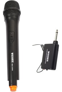 Foto 1 | Foto 1 | Micrófono Inalámbrico Weisre Vhf Portátil Con Botón Ptt - Venta Internacional