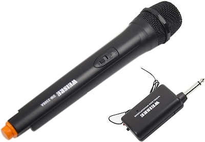 Foto 3 | Foto 3 | Micrófono Inalámbrico Weisre Vhf Portátil Con Botón Ptt - Venta Internacional